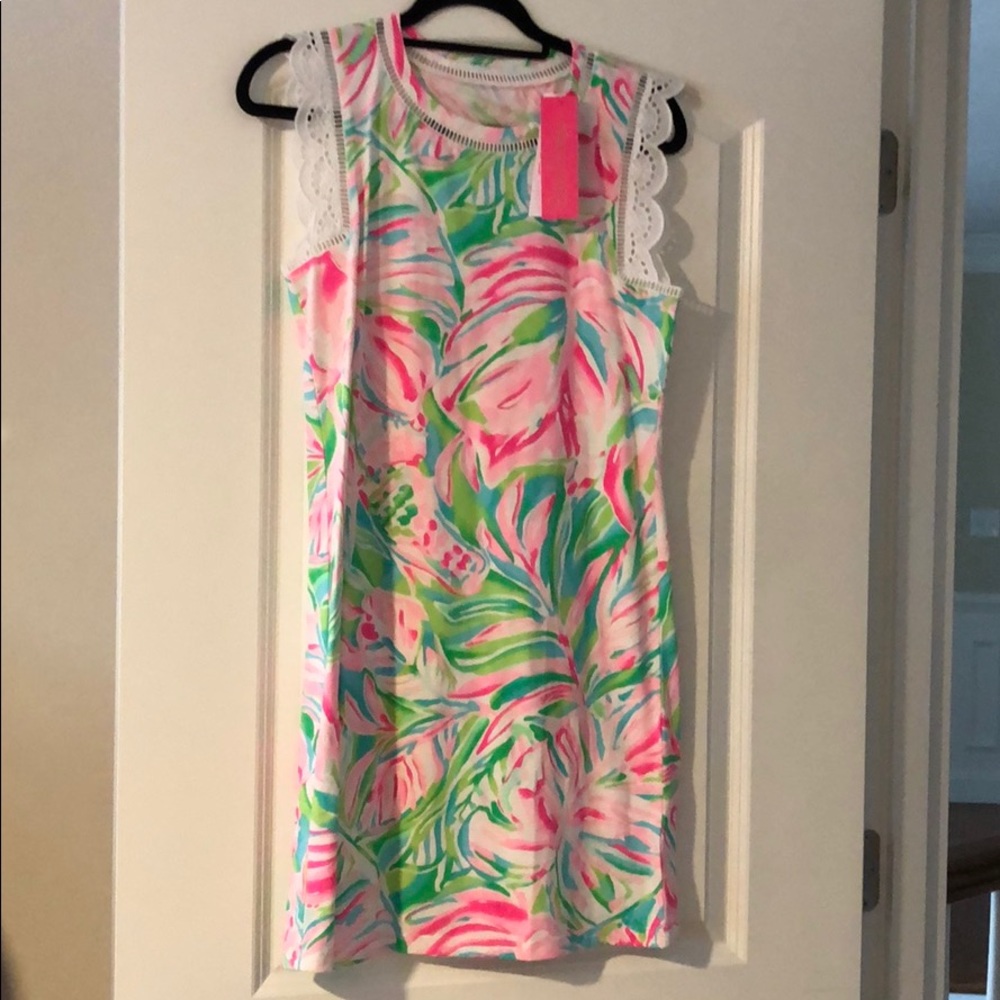 Lilly Pulitzer Agee Dress, S, NWT, CROC MY WORLD